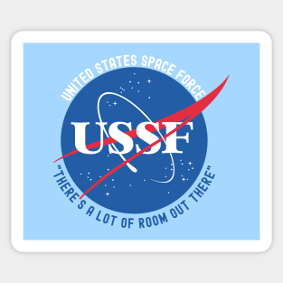 Space Force - There's a Lot of Room Out There CLEAN T-Shirt Sticker